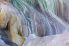 USA- Wyoming- Yellowstone National Park. Mammoth Hot Springs Art Print